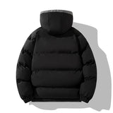 Chaqueta Elegante Con Capucha Para El Invierno