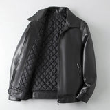 Chaqueta de Cuero Casual Business