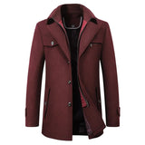 Chaqueta de invierno elegante de lana