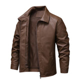 Chaqueta de Moto de Cuero Vintage