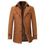 Chaqueta de invierno elegante de lana