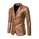 Chaqueta de Cuero Casual Profesional
