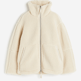 Elsie | Teddyjacka i fleece med dragkedja