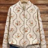 Hannelore™ | Cardigan med fina blomrankor