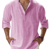 Jacques – Camisa transpirable de lino para Hombre