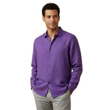 Camisa casual de lino para Hombre – Blanco