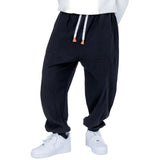 Shao - Pantalones harem de algodón cómodos