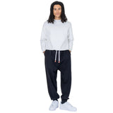 Shao - Pantalones harem de algodón cómodos