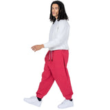Shao - Pantalones harem de algodón cómodos