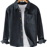 Camisa elegante de algodón premium para Hombre – Verde