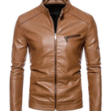 Chaqueta de Cuero con Piel