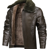 Chaqueta de cuero polar