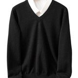 Suéter Elegante con Cuello en V