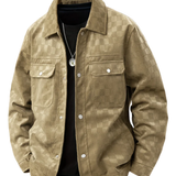 Chaqueta a Cuadros de Ante
