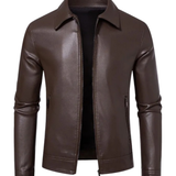 Chaqueta de Cuero Casual Business