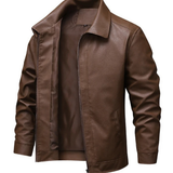 Chaqueta de Moto de Cuero Vintage