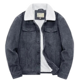 Chaqueta de pana con forro de cachemire