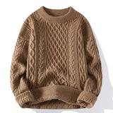 Suéter de punto trenzado