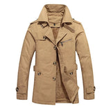 Abrigo Trench Elegante Con Forro
