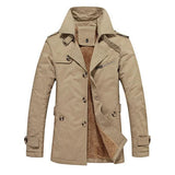 Abrigo Trench Elegante Con Forro